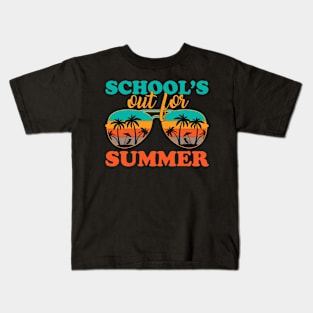 School's out for summer vintage summer gift Kids T-Shirt